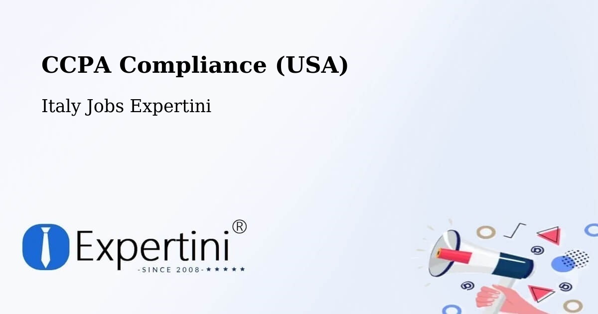 CCPA Privacy Rights & Compliance Notice – Clusone - Italy Jobs Expertini