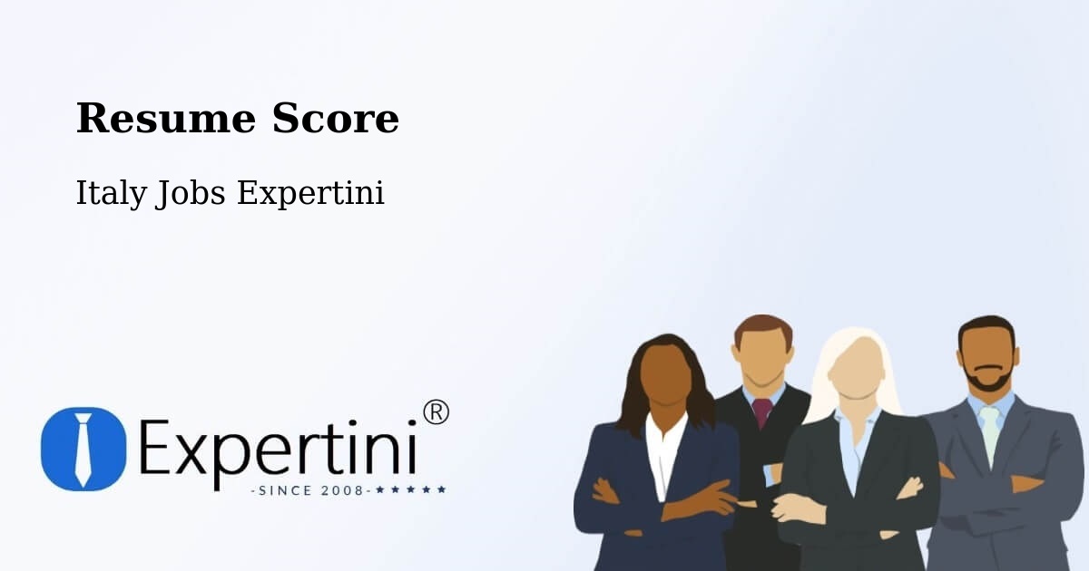 Resume Score & Job Description Match Tool – Clusone - Italy Jobs Expertini